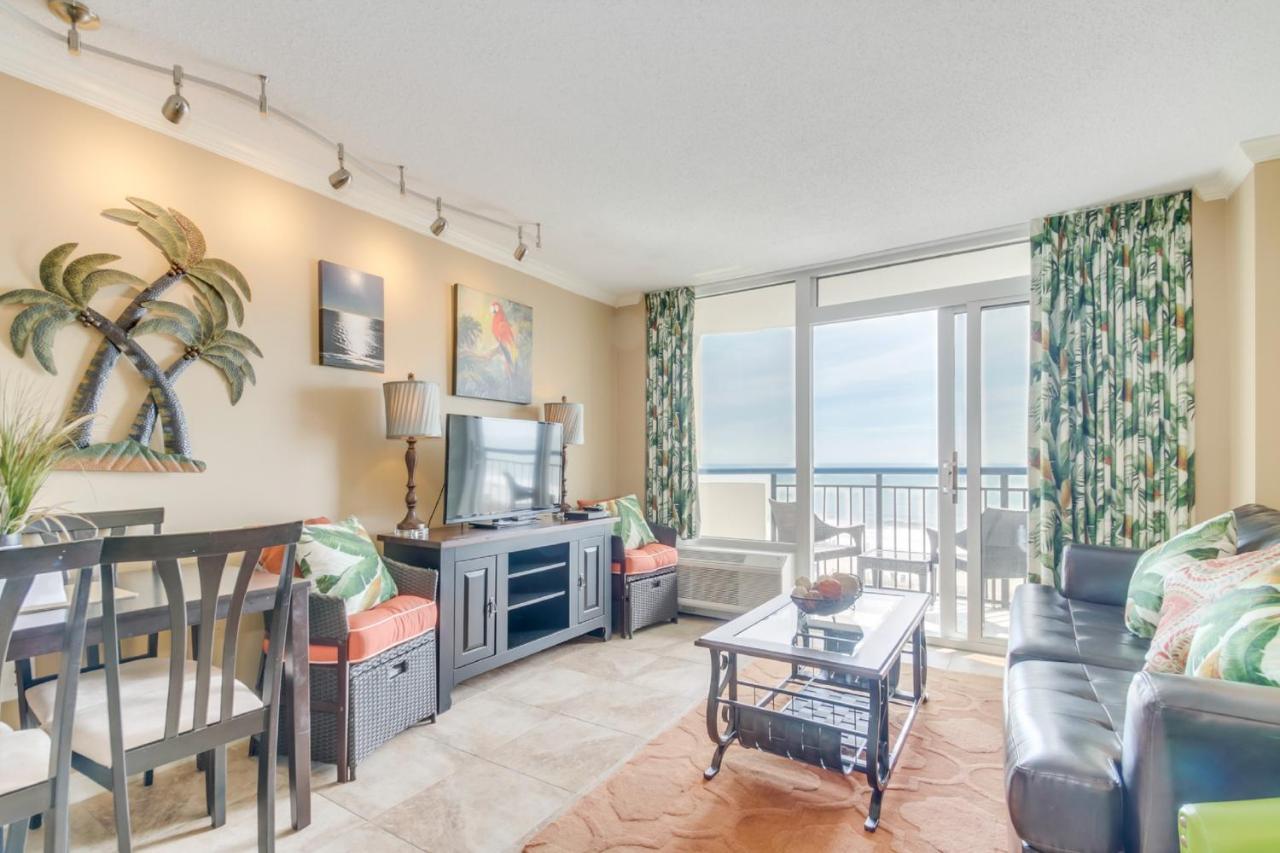 Oceanfront Condo W Balcony Minutes Walk To The Beach Myrtle Beach Exterior photo